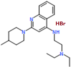 N',N'-Diethyl-N-(2-(4-methylpiperidin-1-yl)quinolin-4-yl)ethane-1,2-diamine hydrobromide